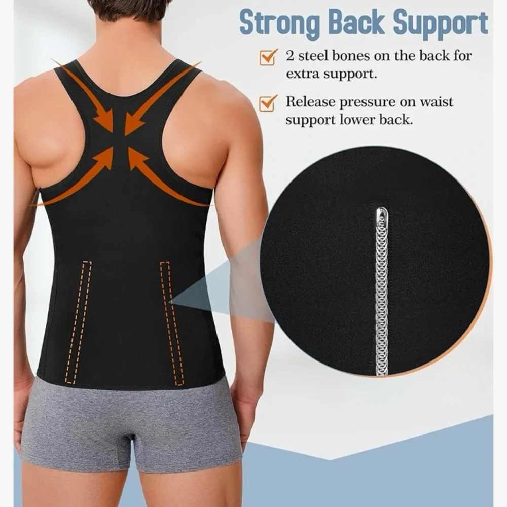 Men's Black Compression Shirt - Picture 3 of 5